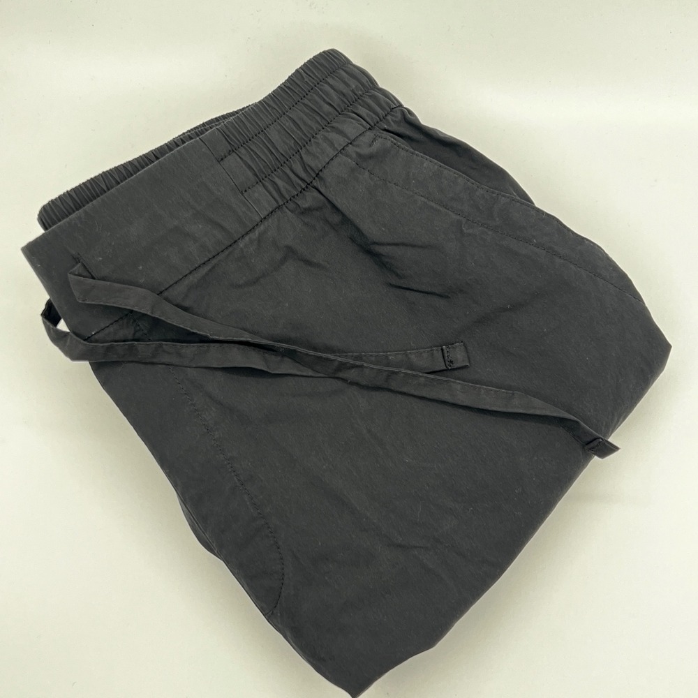 Old Navy Jogger Pants Mens M Black Excellent Cargo Cotton Nylon‎ Drawstring